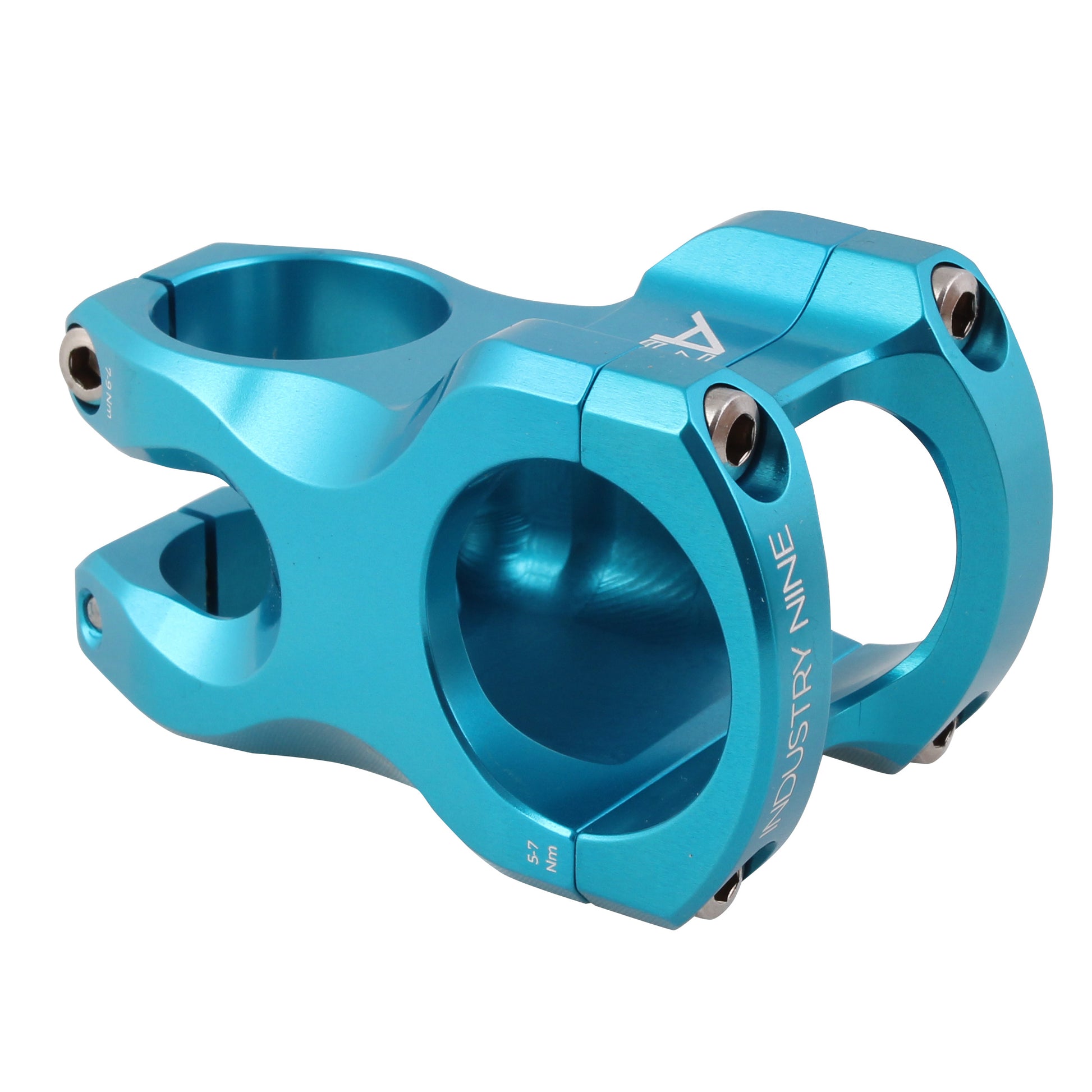 Industry Nine A35 Stem - 50mm 35mm Clamp +/-6 1 1/8" Aluminum Turquoise