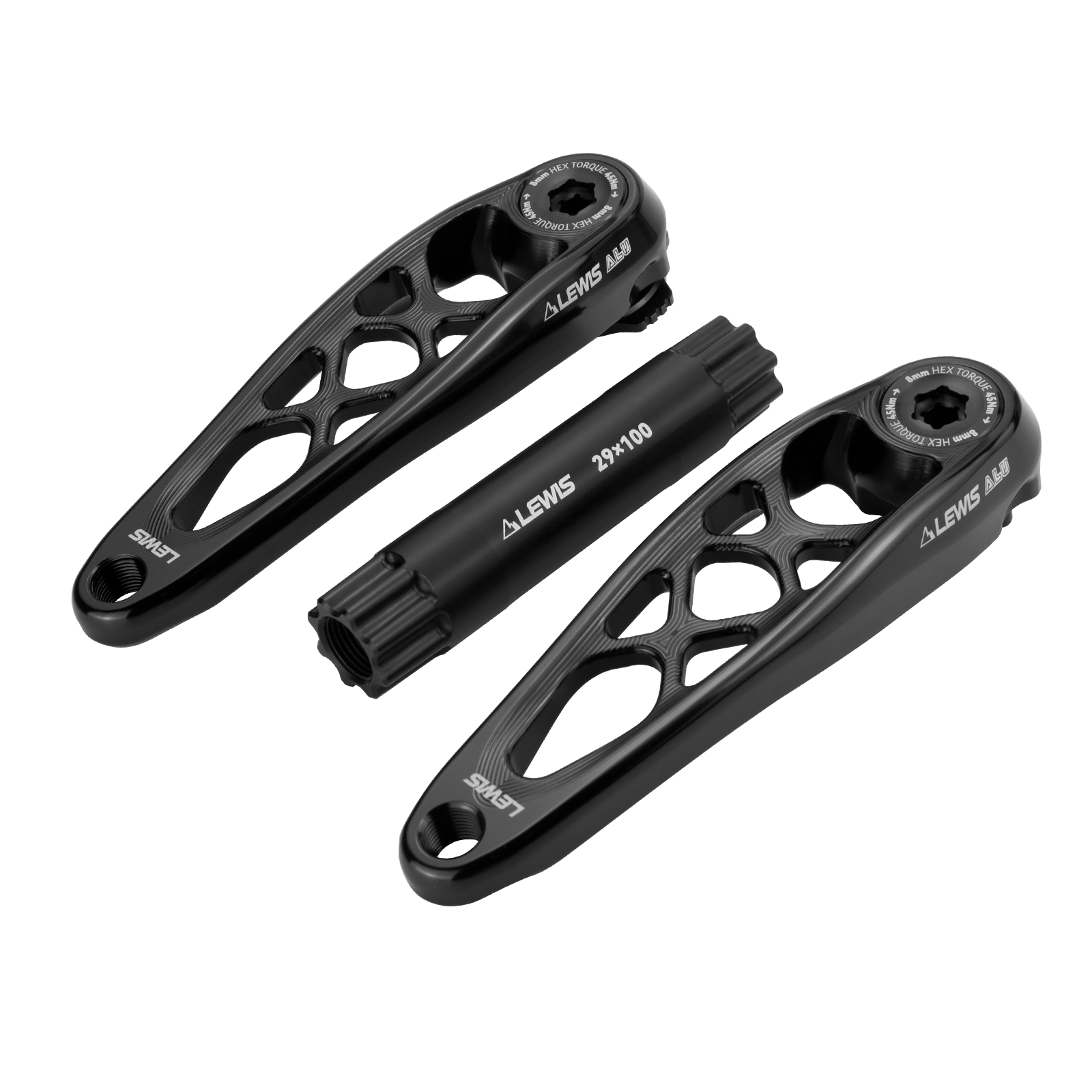 Lewis ALU MTB Aluminum Crankset