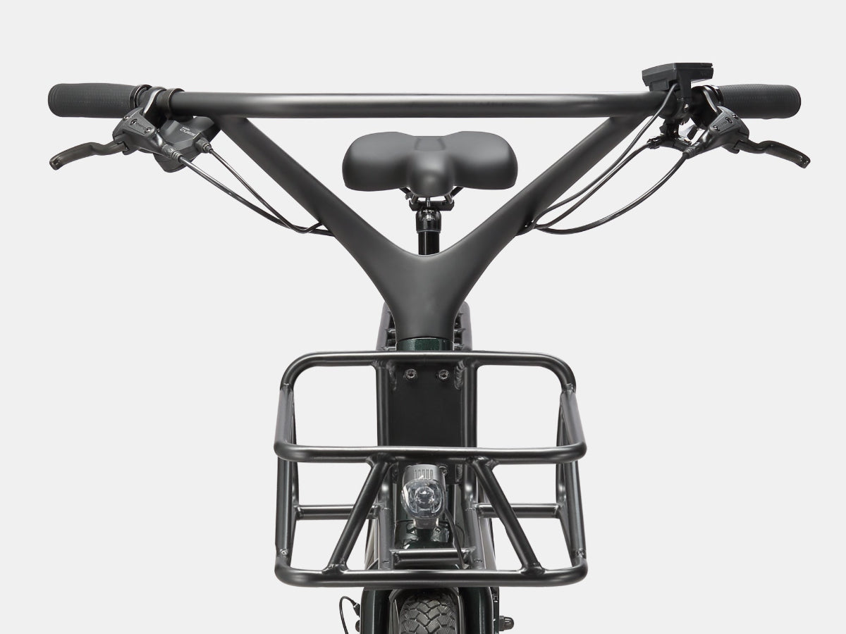 AMZcycle Easylife Electric Commuter Bike - Augusta Green lifestyle