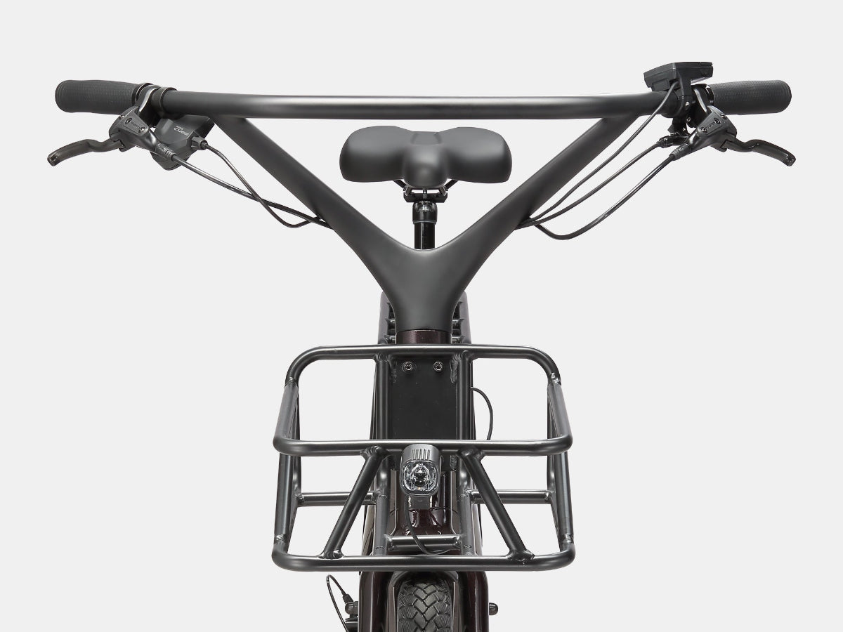 AMZcycle Easylife Electric Commuter Bike - Rouge Nebula cockpit