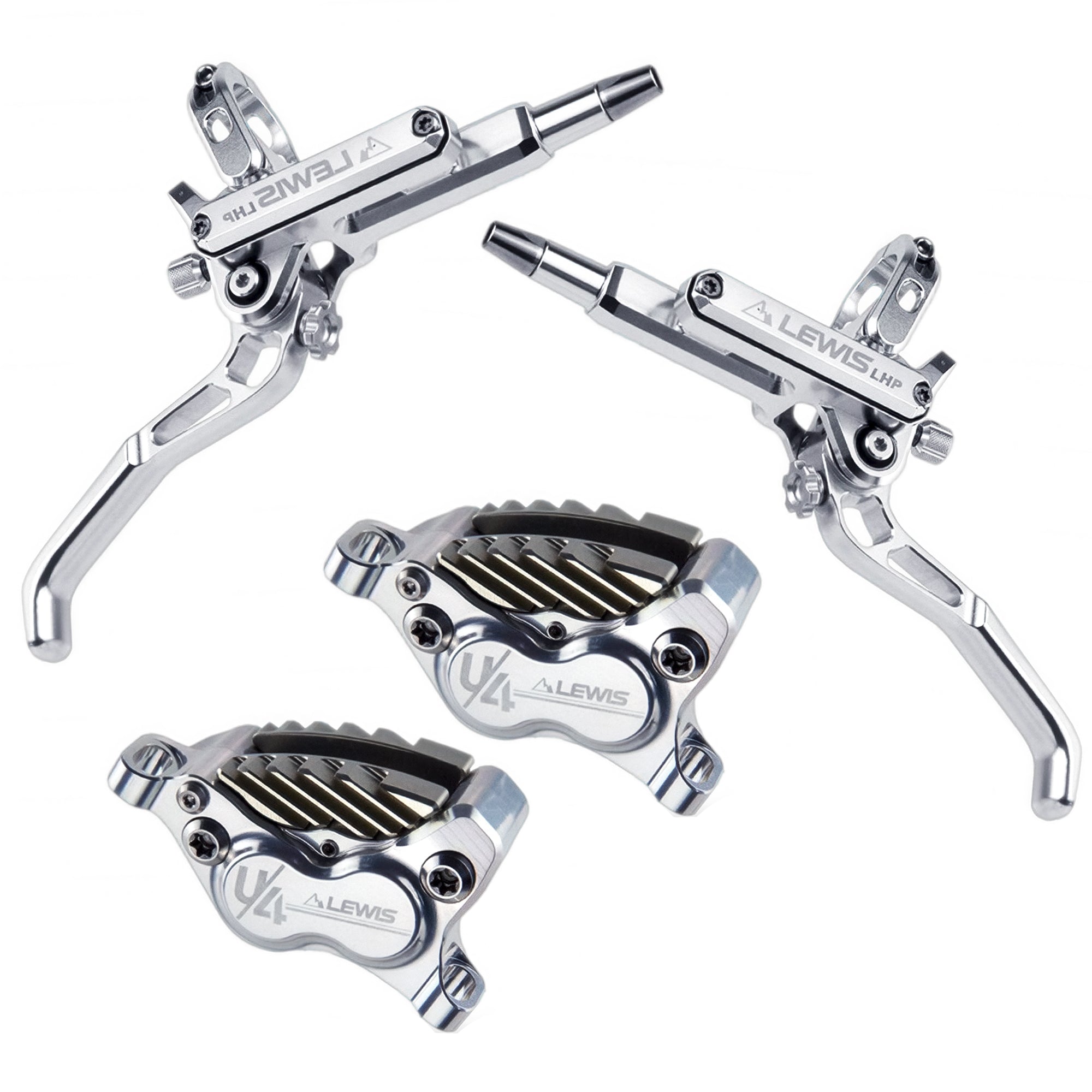 Lewis LHP-U4 4 Piston Hydraulic Bicycle Disc Brake Kit