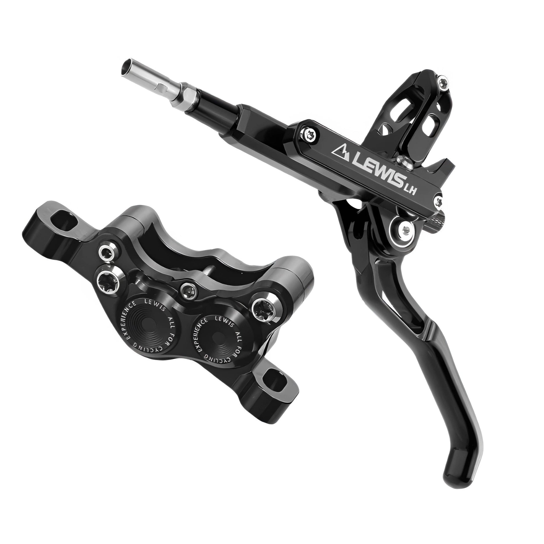 Lewis LH4 4 Piston Hydraulic Bicycle Disc Brake Kit