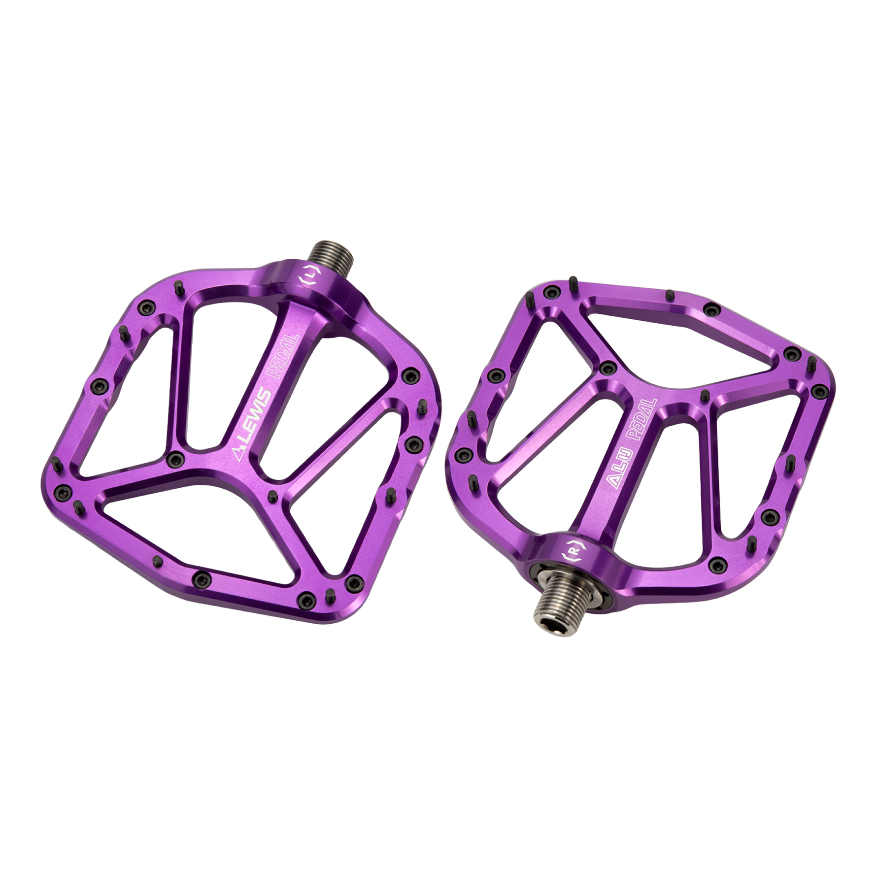 bike pedals purple Lewis Ridge ALU 7075 CNC Mountain Bike Pedals – Ultra-Thin DH/Enduro Platform – Atlus Bike