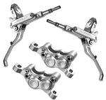 Lewis LH4 4 Piston Hydraulic Bicycle Disc Brake Kit