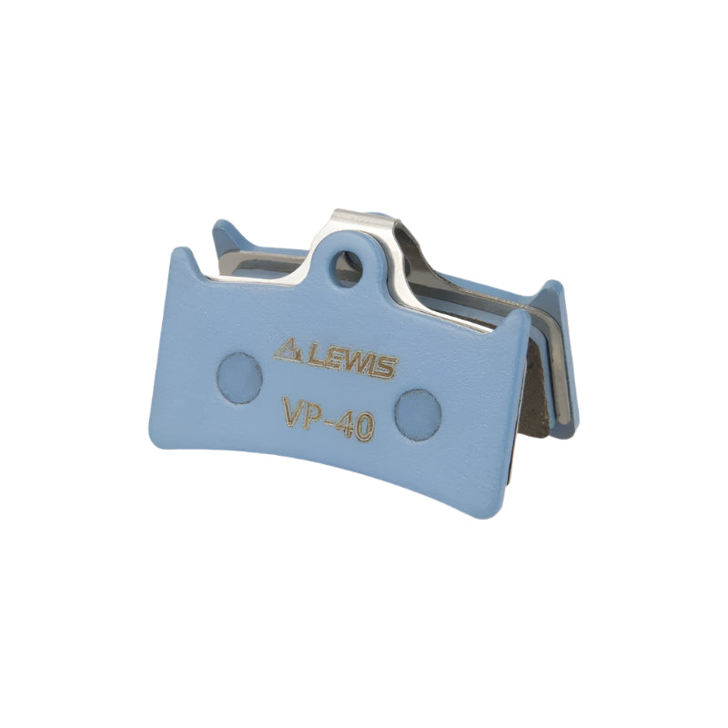 LEWIS VP-40 brake pad on a white background with LEWIS branding.