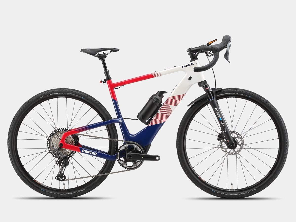 AMZcycle Ranger GRX Electric Gravel Bike - Flag Red