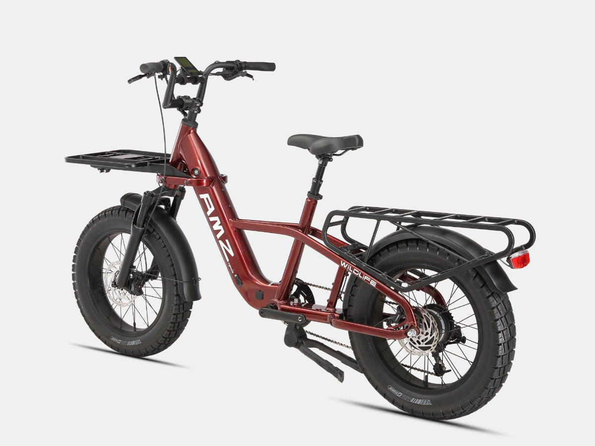 AMZcycle Wildlife Electric Cargo Bike - Rouge Nebula detail
