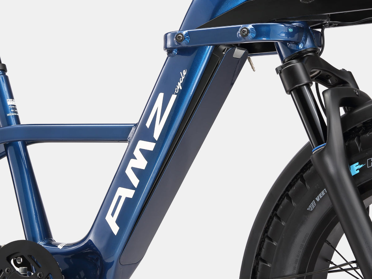 AMZcycle Wildlife Electric Cargo Bike - Starlit Navy Blue tires