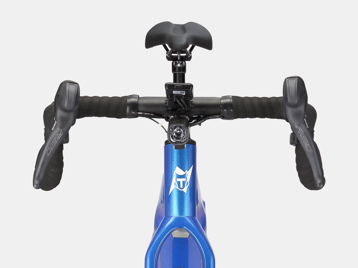 AMZcycle Cougar Electric Gravel Bike - Starlit Blue action