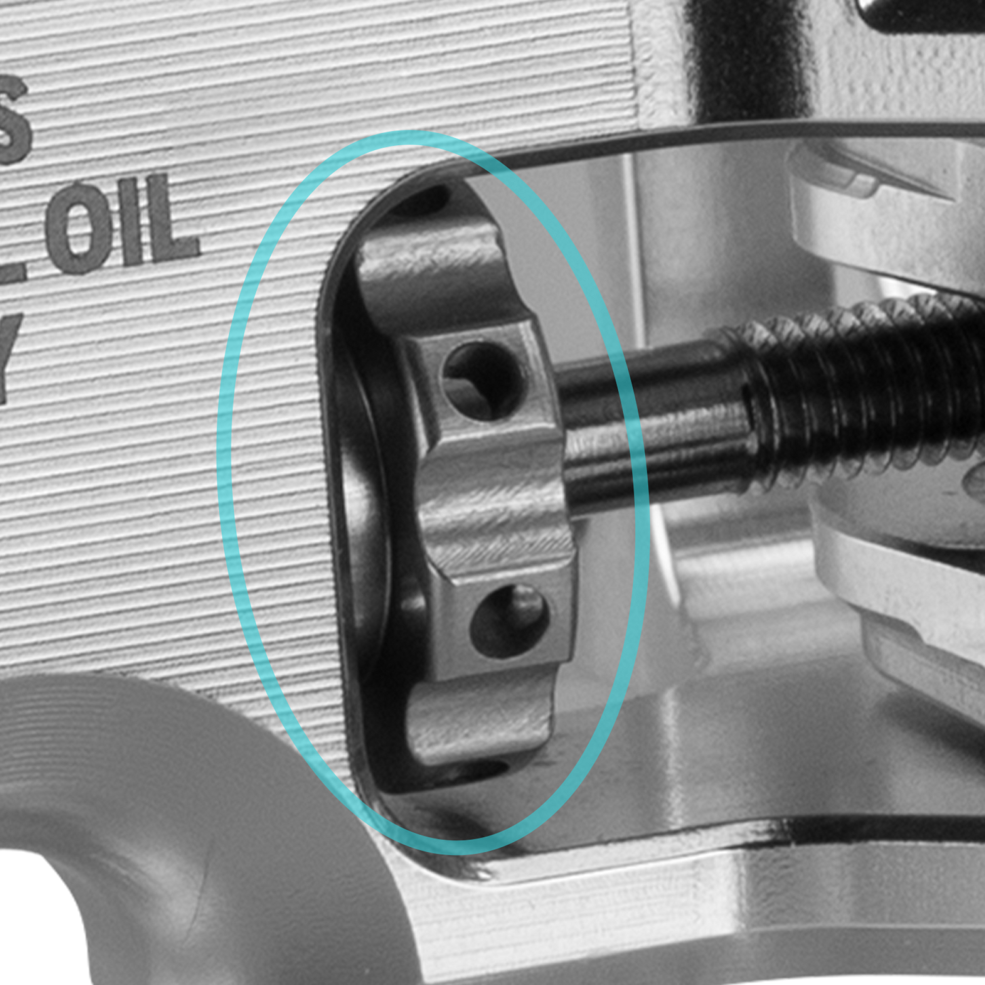 Lewis AX 4 Piston Hydraulic Bicycle Disc Brake Kit