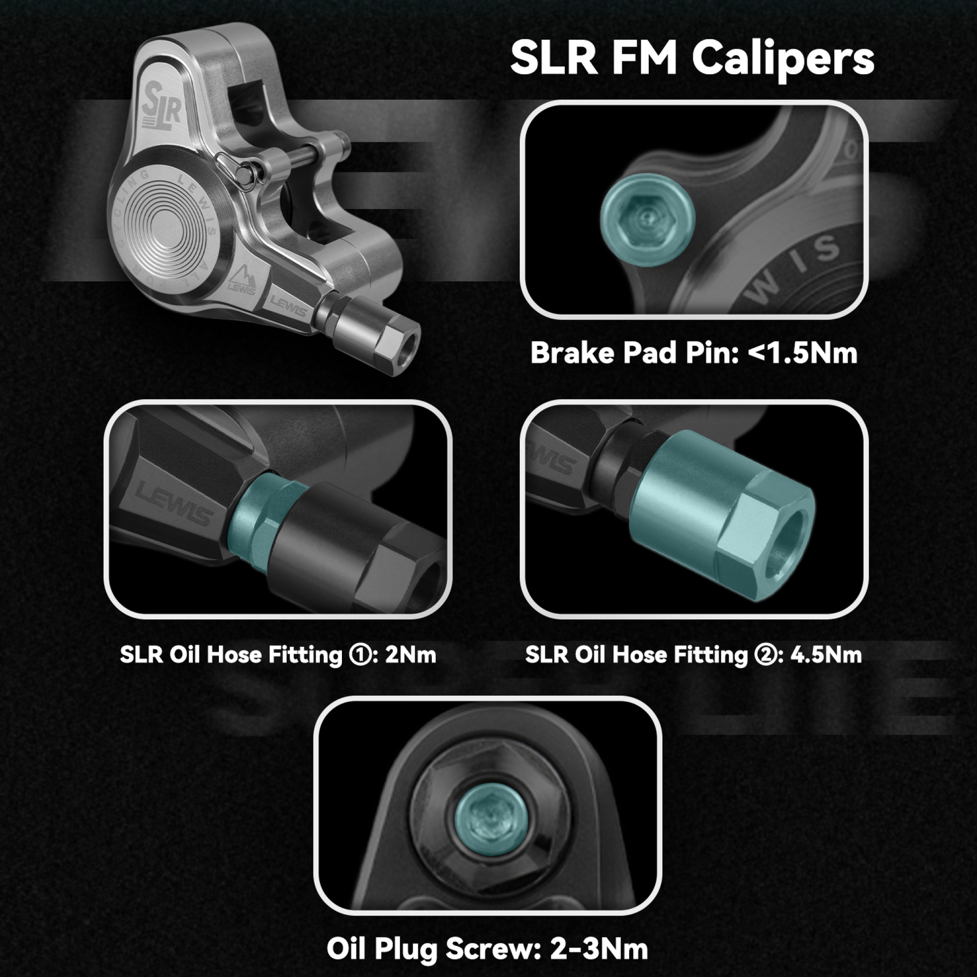 Lewis SLR Lightweight Road Bike Caliper