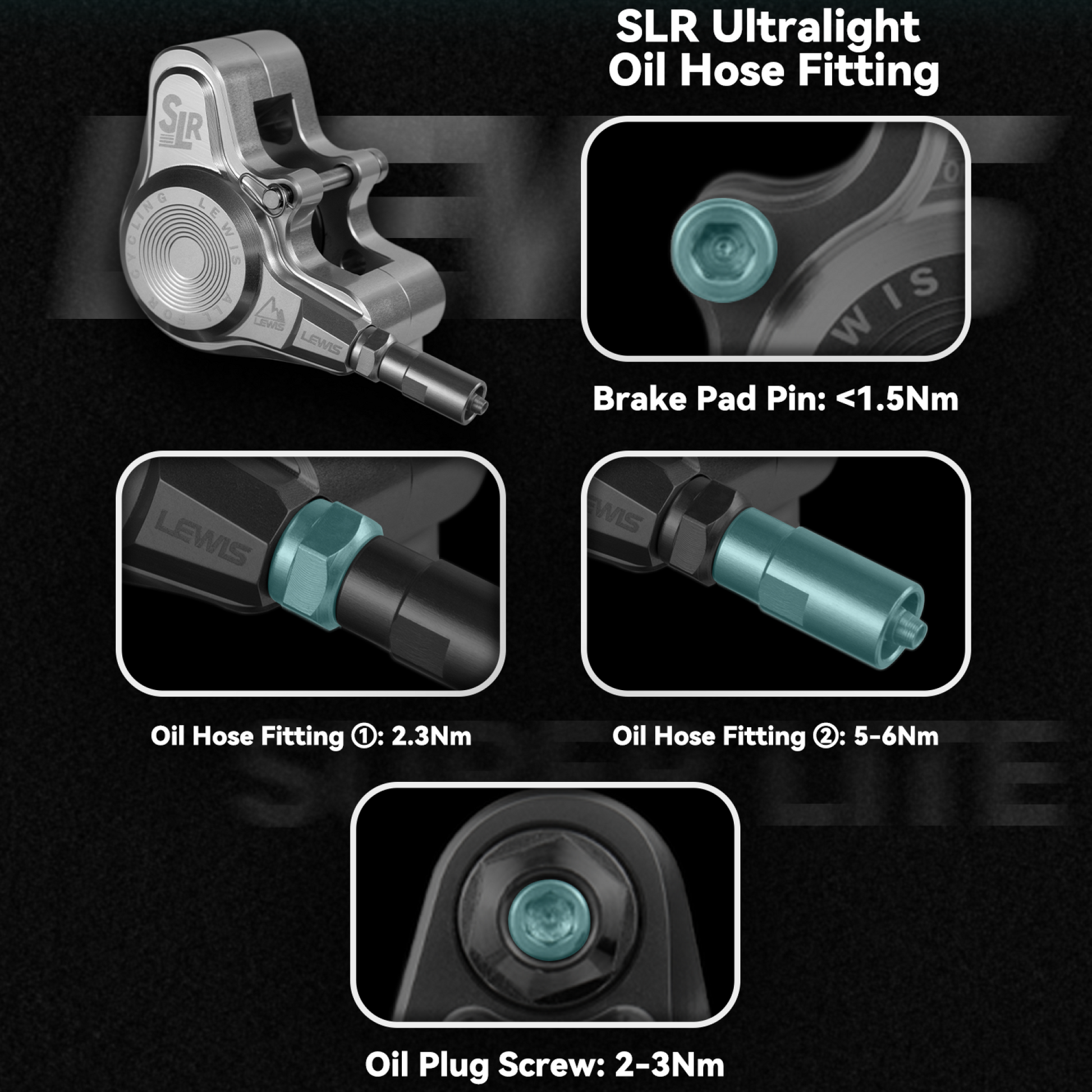 Lewis SLR Lightweight Road Bike Caliper