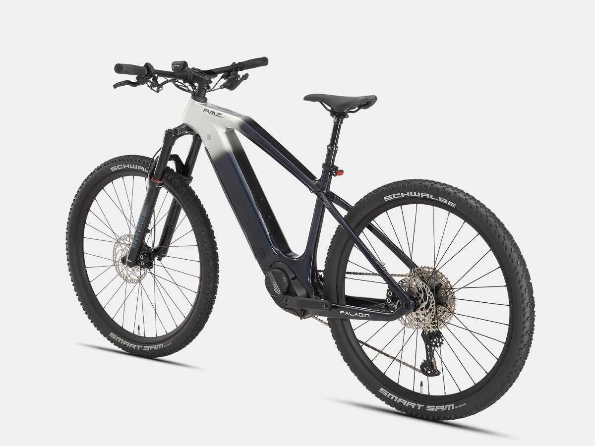 AMZcycle Paladin Electric XC Mountain Bike - Dawn Silver detail